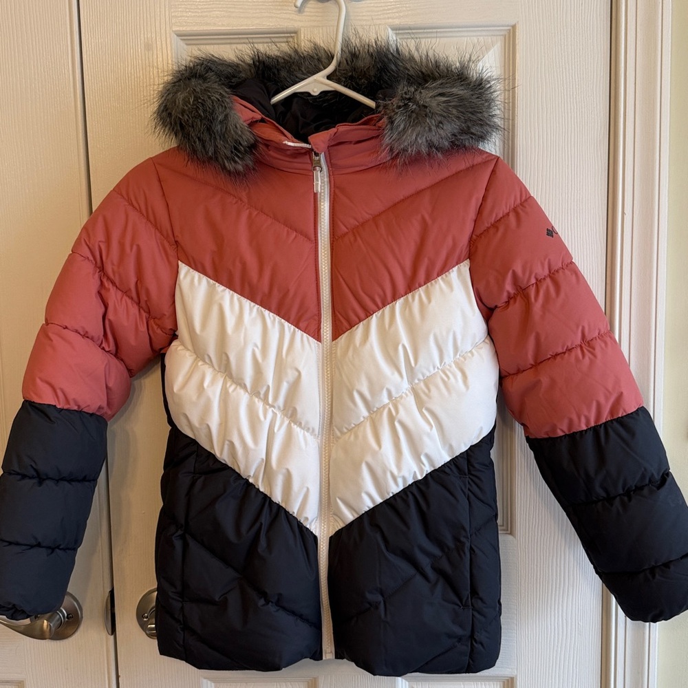 COLUMBIA Artic Blast Girls waterproof puffer coat M Medium